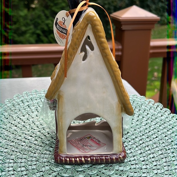 New BlueSky Heather Goldminc Hello Fall Cottage candle lite figurine - Picture 4 of 11